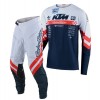 CONJUNTO TROY LEE DESIGNS 2021 SE ULTRA FACTORY TEAM - BRANCO / NAVY